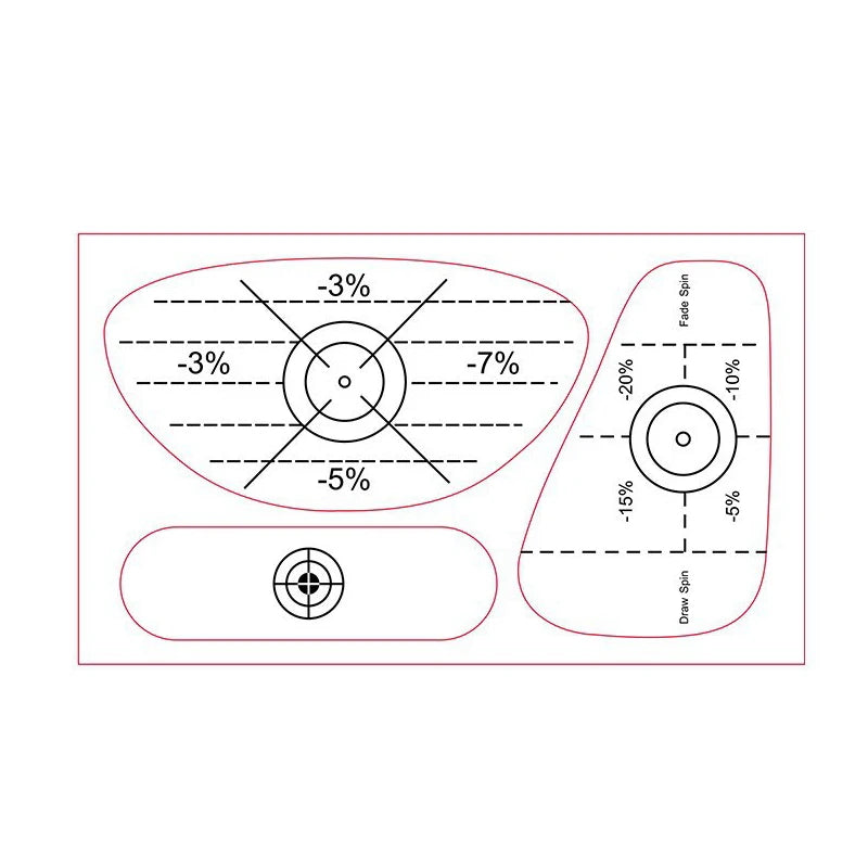 Golf Club Impact Tape - 10 sheets