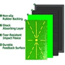 Golf Hitting Mat with Swing Trace