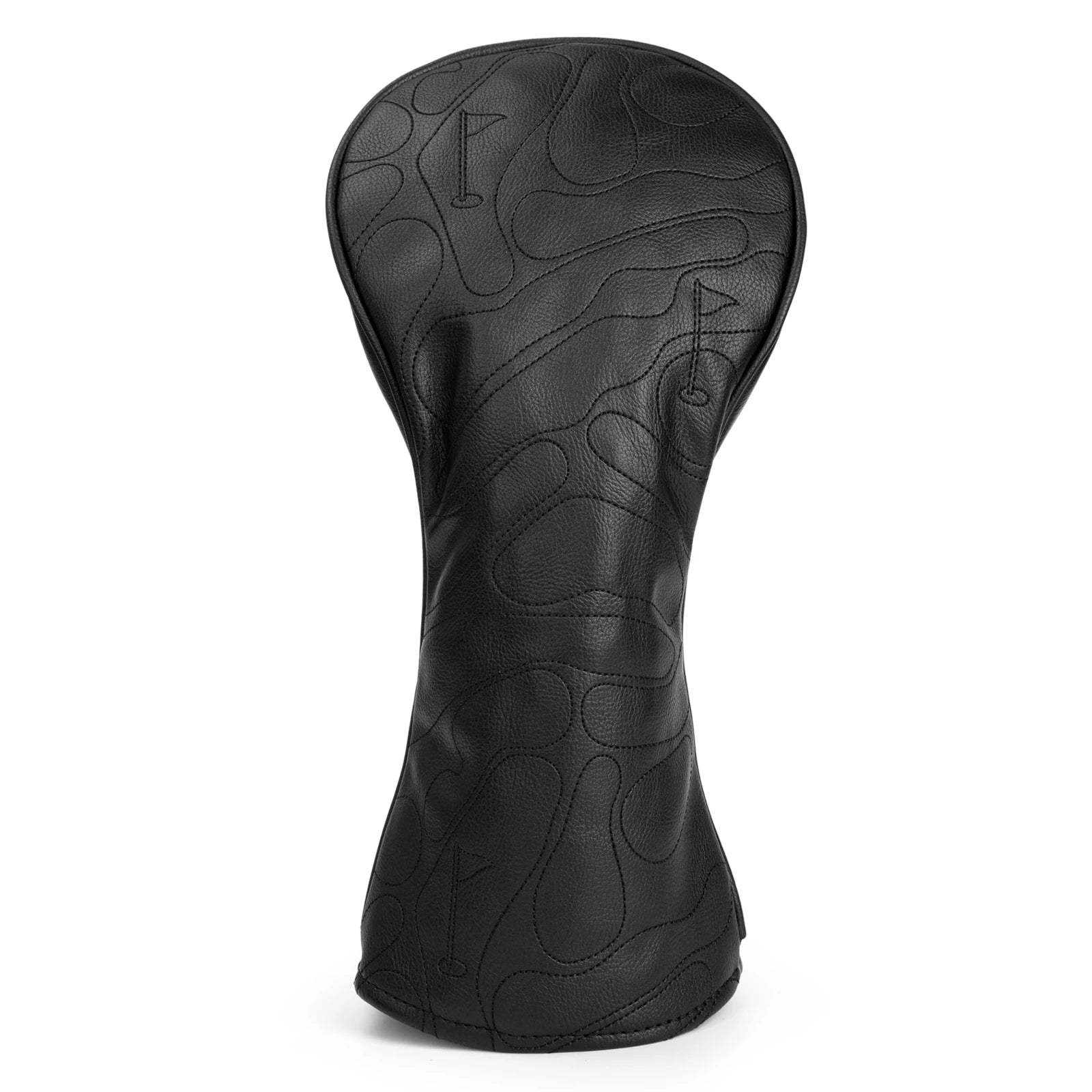 Golf Club Head Covers - Black Pattern