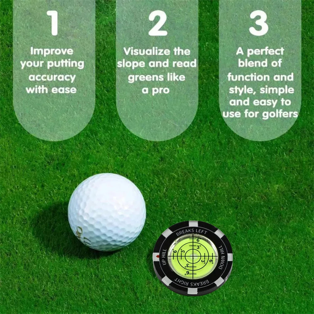 Golf Ball Marker with High Precision Green Reader