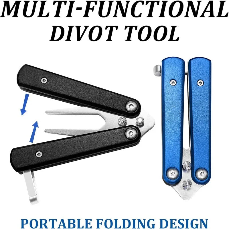 Foldable Golf Divot Repair Tool
