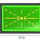 Golf Hitting Mat with Swing Trace
