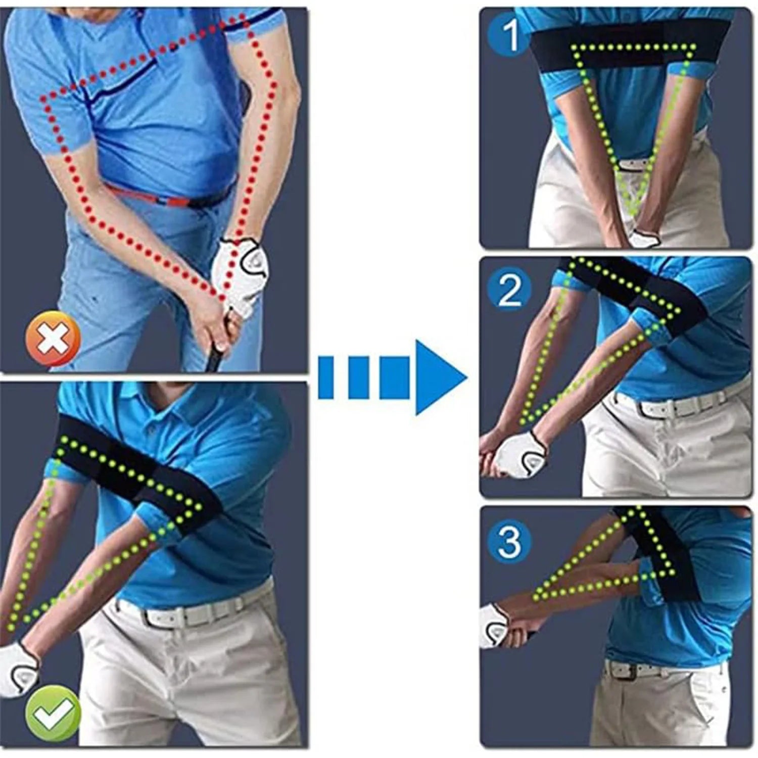 Golf Swing Arm Band